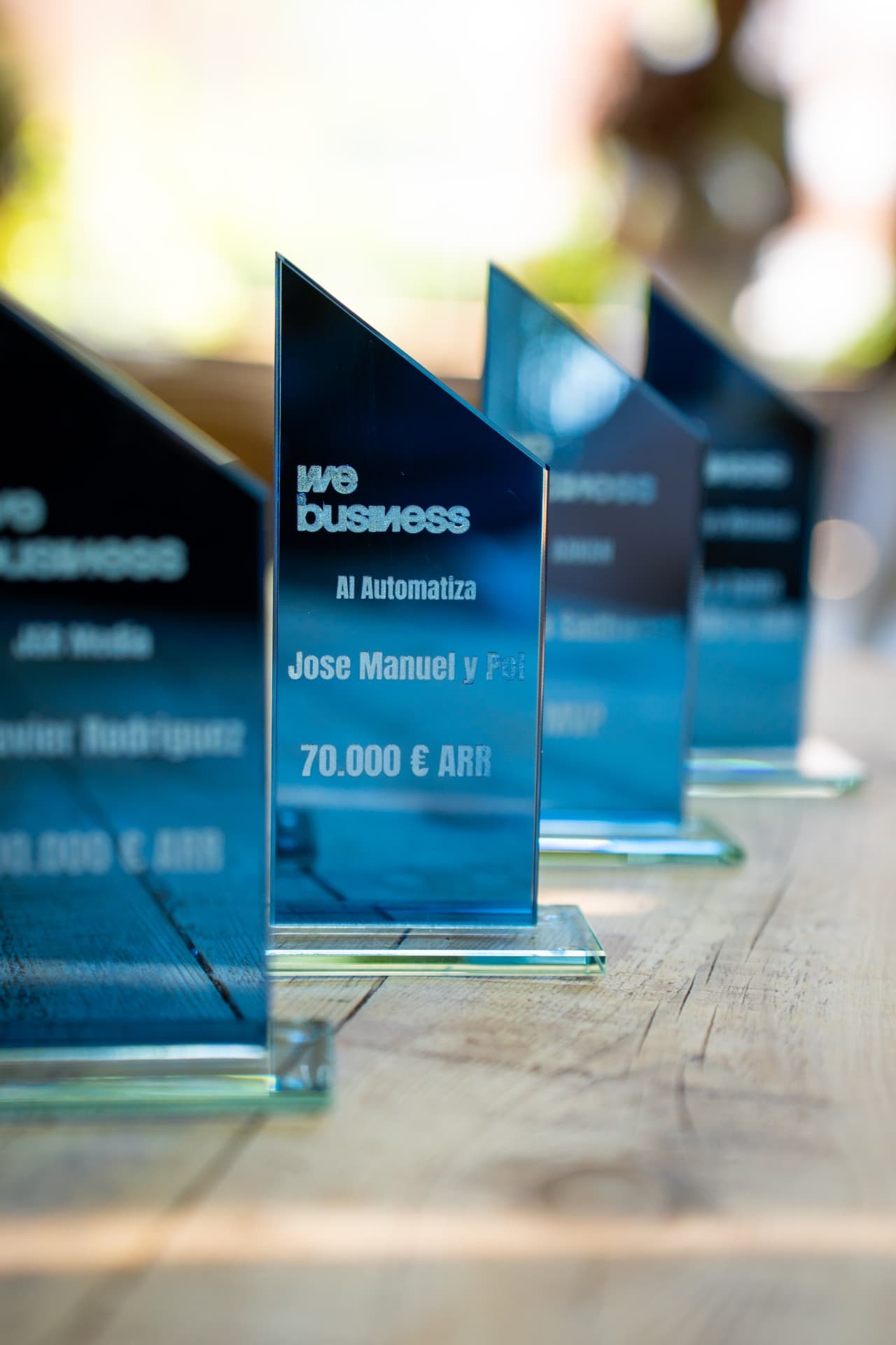 Premios de reconocimiento a empresarios de WeBusiness